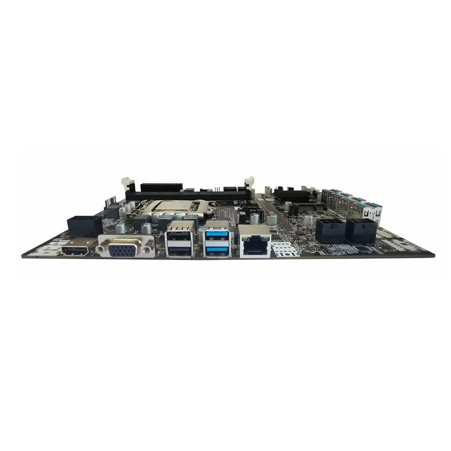 BTC B75 Mining Motherboard LGA1155 8*PCIE To USB3.0 Supports 8 GPU Graphics Card DDR3 DIMM RAM ETH Bitcoin Ethereum Miner Rig