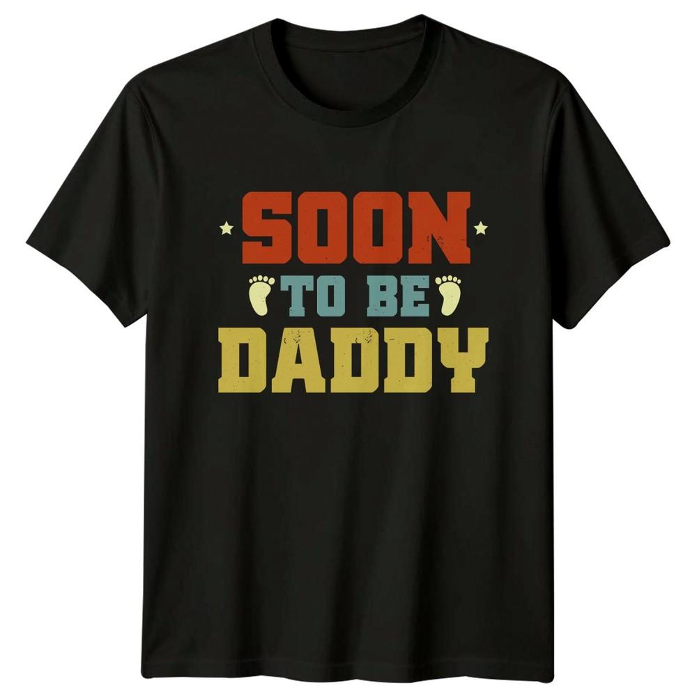Soon To Be Daddy Unisexs TShirt Pregnancy AnnounceUnisext Fatherhood Fathers Day Gift