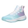 Anta Tiger Roar Fabric Cushioning Slip Resistant Abrasion Resistant Coverage Mid Top Basketball Shoes Men's Blue Purple 112211601Q-6