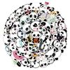 50PCS Cartoon Cute Panda Stickers Aesthetics PVC Stationery Children's Sketchbook Notebook Diary Decoration Scrapbook Supplies