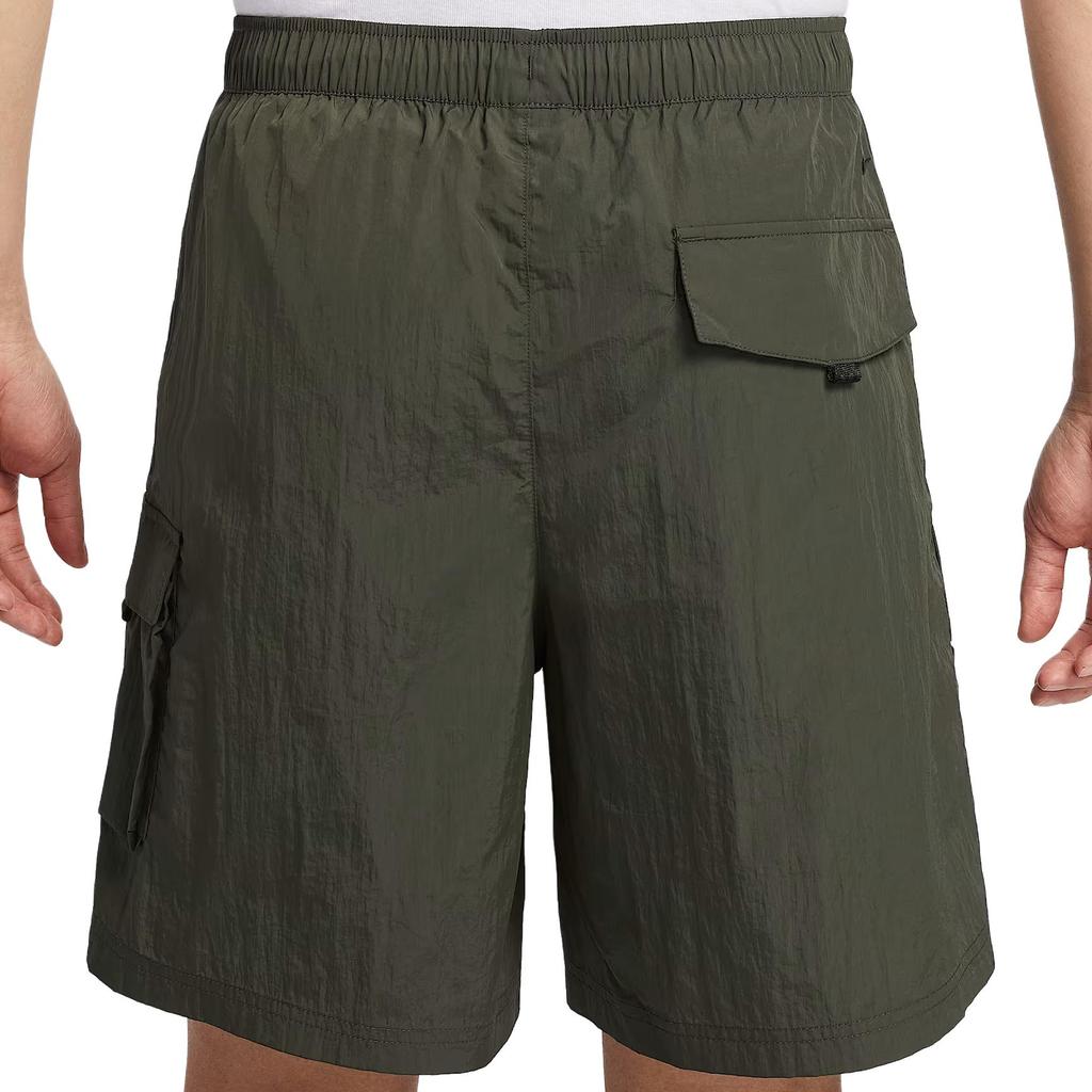 Nike Tech Comfortable Fashion Casual Versatile Cargo Shorts Men Shorts Redwood-Green HJ0678355