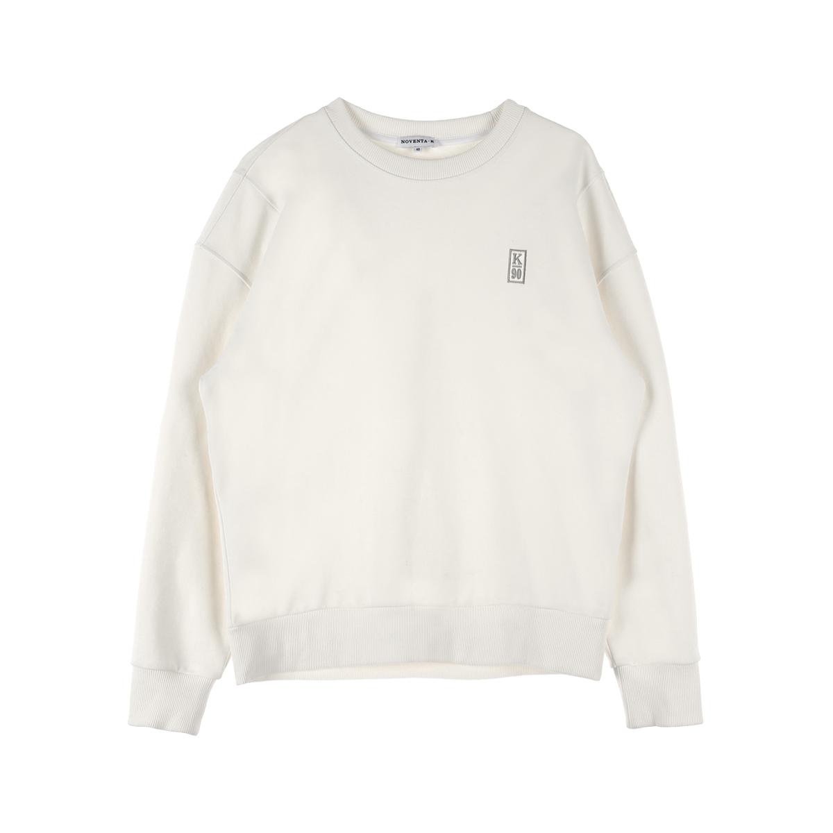 Свитшот Nobenta с логотипом K, цвет слоновой кости 48 Size