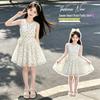 Girls' 2026 Polka Dot Sleeveless Summer Dress - Fashionable, Super Beautiful Children's Skirt