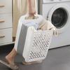 Large Capaci Folding Bathroom Laundry Basket Non Perforated Wall-mounted Clothe Storage Baskets Bathroom Dirty Clothe Organizer