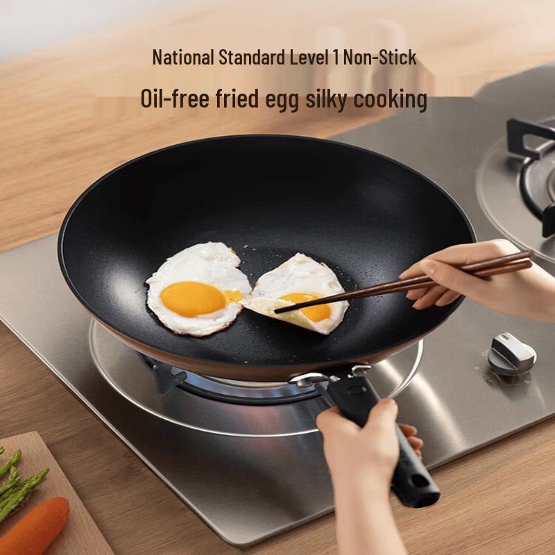 SUPOR 30cm Non-Stick Flat Bottom Wok & Frying Pan