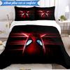 3PCS Spider Bedding Set Duvet Cover Closure Includes 1 Duvet Cover & 2 Pillowcases for All Seasons Bedroom Decor Christmas Fan gifts