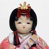 Kotohoki Shizuku Wooden Doll with Round Tray, Natural, KTH-3201B2