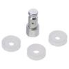 4 Pack Silver Floater Valve Heavy Duty Pot Replacement Parts Durable Silicone Gaskets  Cooking