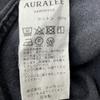 AURALEE A24Stainless Steel01GS Black SELVEDGE SUPER LIGHT DENIM SHIRT tops 3 blackUsed
