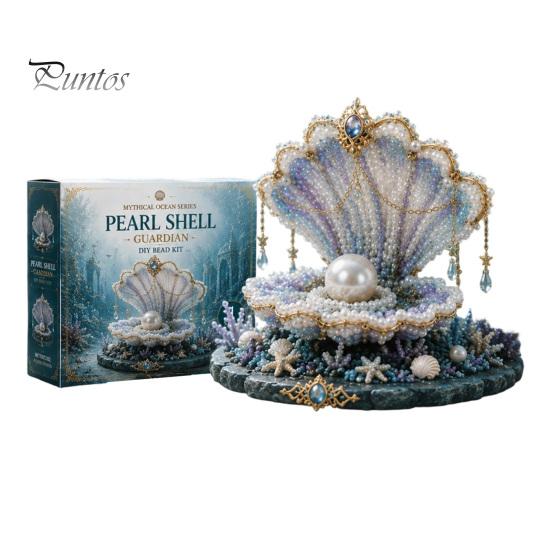 DIY Bead Kit Mythical Ocean for Beginners, 3D Beaded Animal Making with Instructions, Crystal Unique Sea Designs Beads and Pattern Guide, Underwater