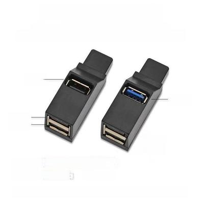 3portový USB 3.0 vysokorychlostní Hub Splitter s designem pro přímé zapojení
