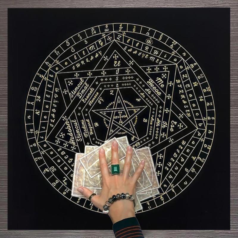 Metaphysical Game Mat Pendulum Divinations Altar Tablecloth Board Game Card Pad