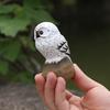 Handcrafted Wooden Snowy Owl Sculpture Statue Figurines Animal  Home Desk Accessories Decor Ornament Home Decoration Unique Gift