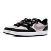 Nike Court Borough DEER Black Rose Raspberry Leather Slip Resistant Abrasion Resistant Low Top Skateboard Shoes GS BQ5448-115(Team84-S-BOX)