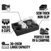 RV Cup Holder 8/13 Slot Foam Space Saving Rack Multi-Function Drink Mug Storage for Caravan Camping Travel