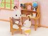 Sylvanian Families Furniture Desk ST Mark Certified Ages Toy Dollhouse Sylvanian Families Epoch EPOCH [Study Set] KA-318 3+ Co., Ltd.