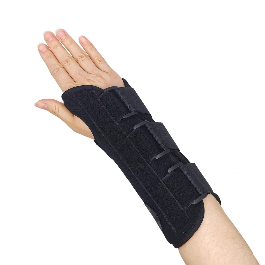 Wrist Support Splint Brace with Steel Plate Adjustable Breathable Wrist Joint Sprain Protector