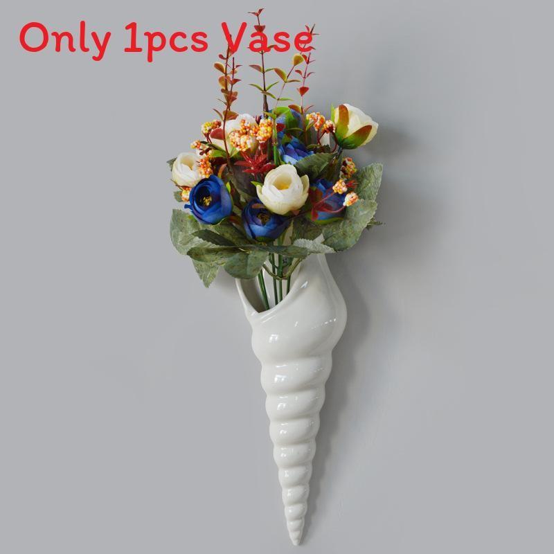 Shell Contemporary Wall Vase For Home Decor To Enhance Interiors Minimalist