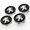 Car Sticker 4pc 56/60mm Car Wheel Center Covers Badge Hub Cap Accessories For Peugeot 206 307 308 3008 207 208 407 508 2008 5008