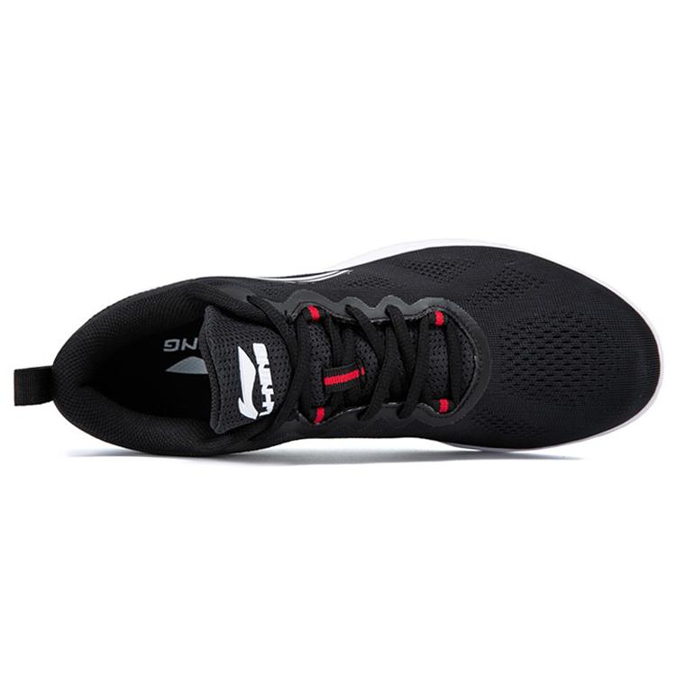 New LINING Move With Your Heart Running Shoes Unisex Low Top Black/White ARBN245-1