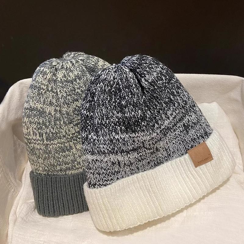 Pullover Cuff Head Cover Stretchy for Outdoor Sports Warm Hat Stretchy Elastic Headgear Hat for Winter