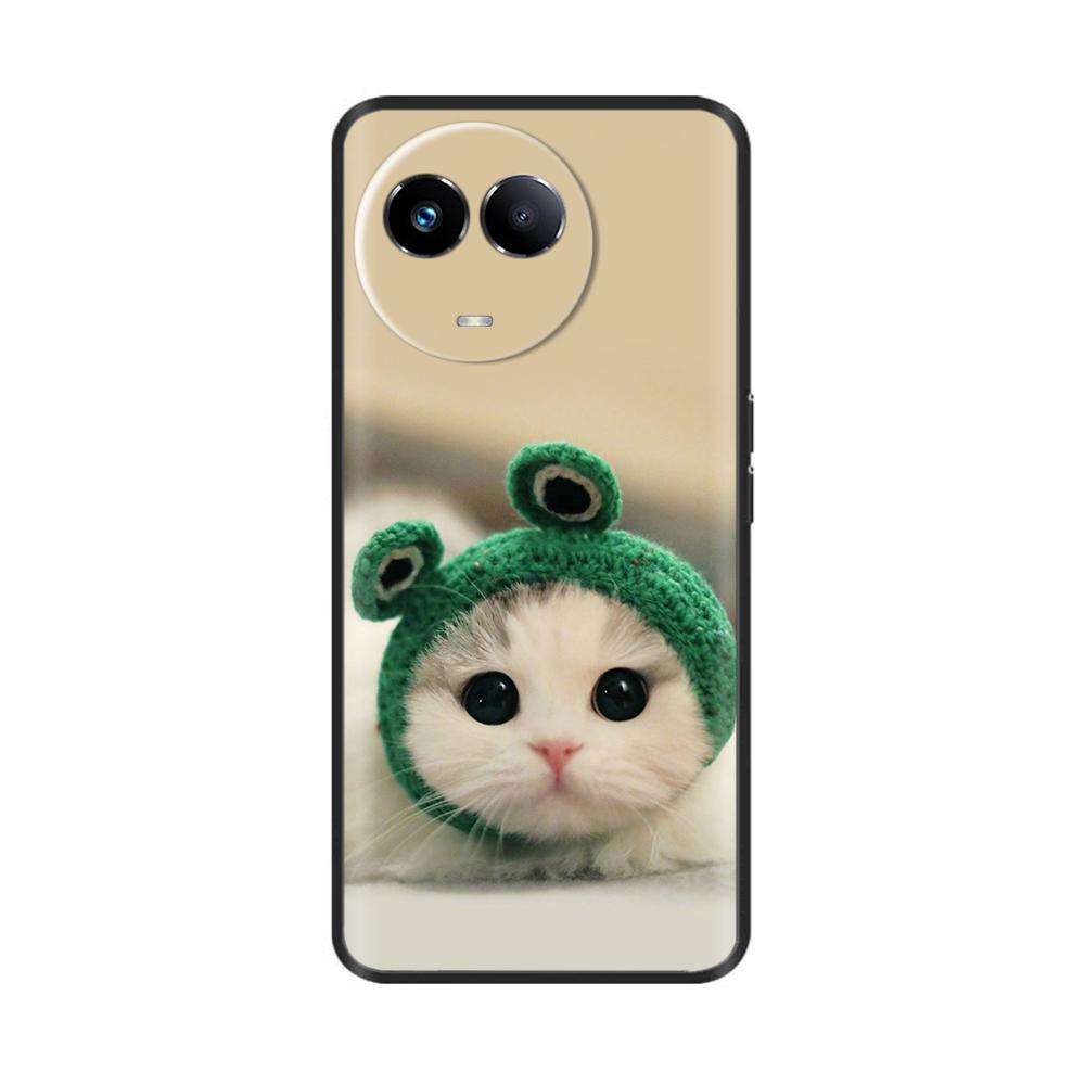 For Realme 11 5G Case Cute Design Soft Liquid Silicone Back Cover For Realme 11X Realme11 11 X 2023 RMX3785 Protection Housing