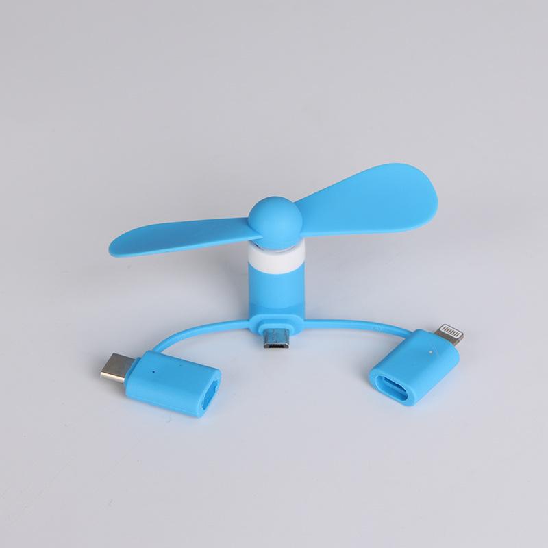 Portable USB Mini Phone Fan for Android & Apple