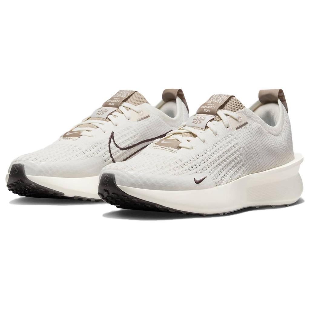 Nike Interakce Běh Pohodlné Všestranné Sportovní Síťovina Protiskluzové Odraz Nízké Ležérní Běžecké Boty Dámská Teniska Bílá FZ3742-133