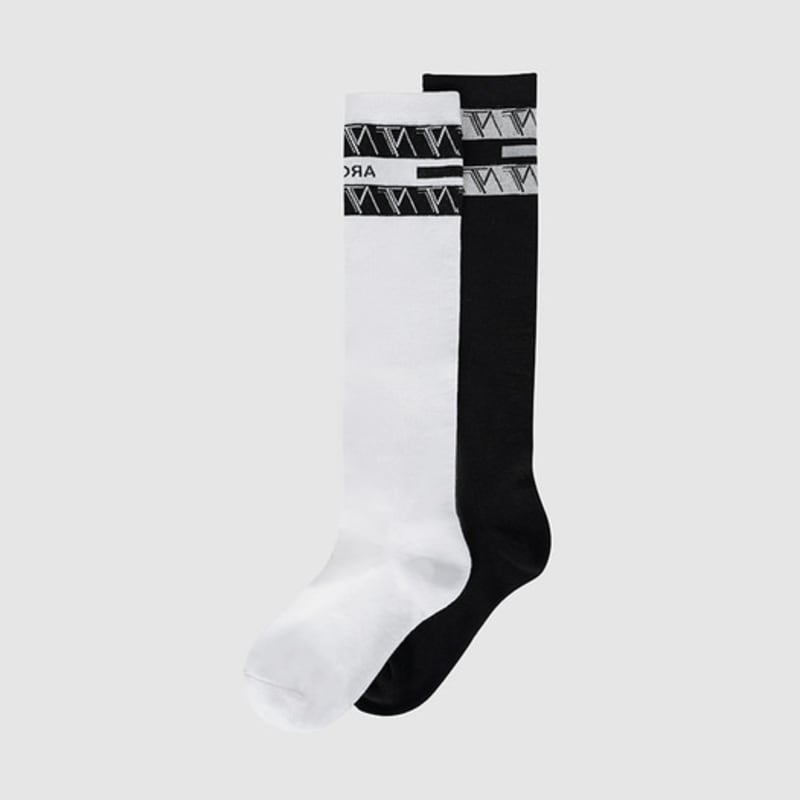 nitina archive pattern knee socks WH
