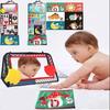 Baby Soft Pull String Toy, Educational Soothing Plush Rattle, Crib Mobile & Car Seat Hanging Toy for Infant