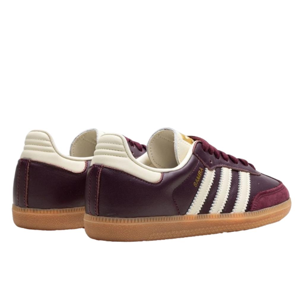 Adidas Samba OG Maroon Gold Metallic