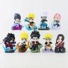 Q Version 9 Hokage Ultimate Battle, Naruto, Sasuke, Kakashi, Sakura, Itachi Wind Watergate Doll Figure