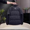 Mens Light Mature Style Collared Down Jacket TrendyMale Thin Warm Winter Coat