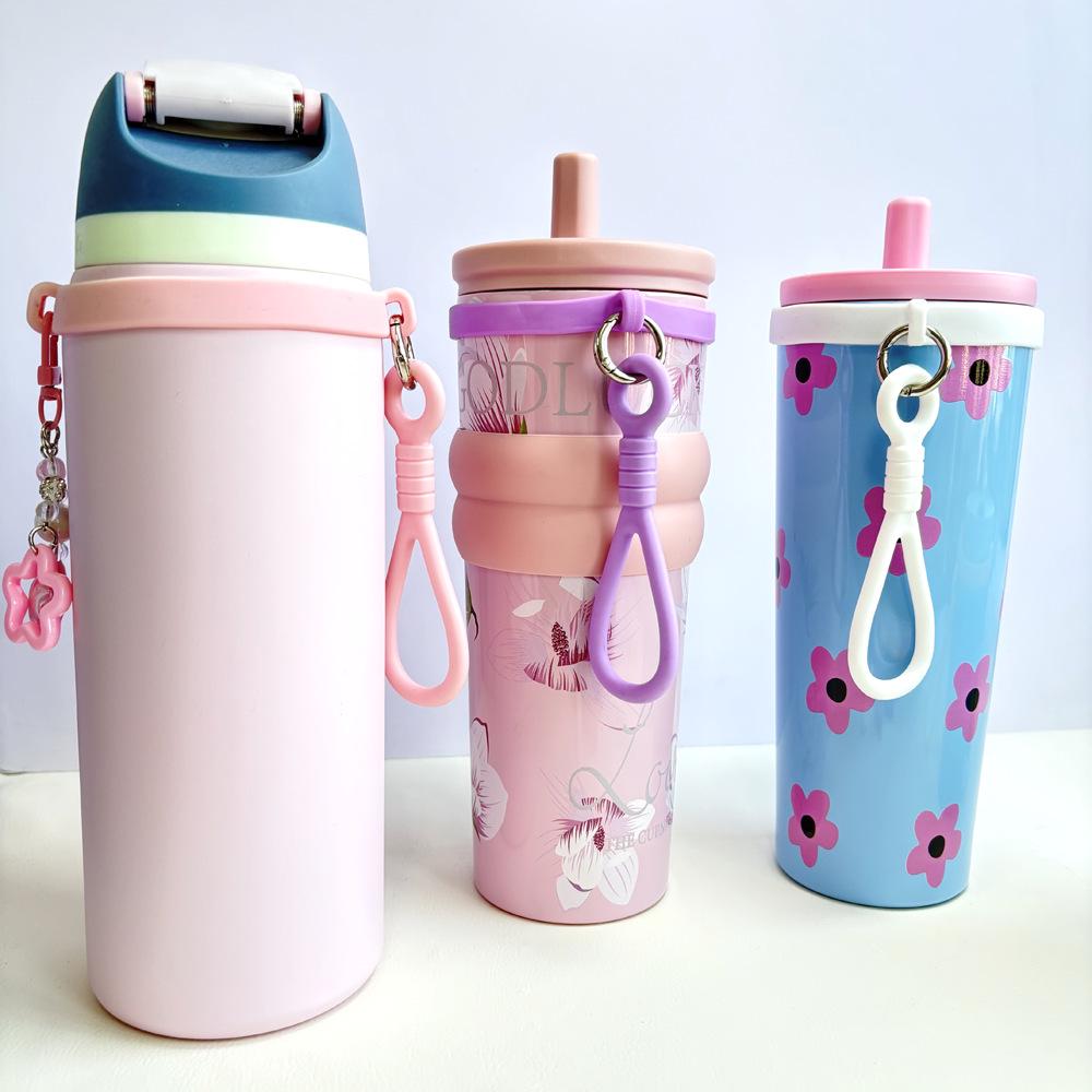 Wasserbecher-Griff & Lanyard für Tupperware Sipper: Anti-Verlust-Handseil für große Becher