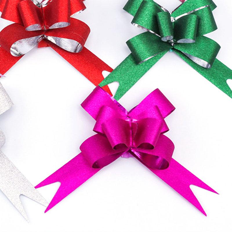 50 STK Trekkbånd Lyse Blandede Farger Belagt Ett Trekk Støping Symmetrisk Utsøkt Håndverk for