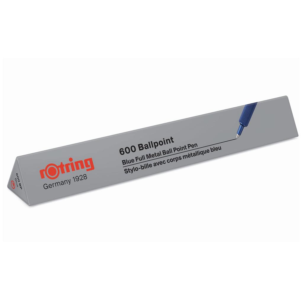 Rotring Ballpoint Pen, Oil-Based, 600ml, Iron Blue, 2114262, Officially Imported