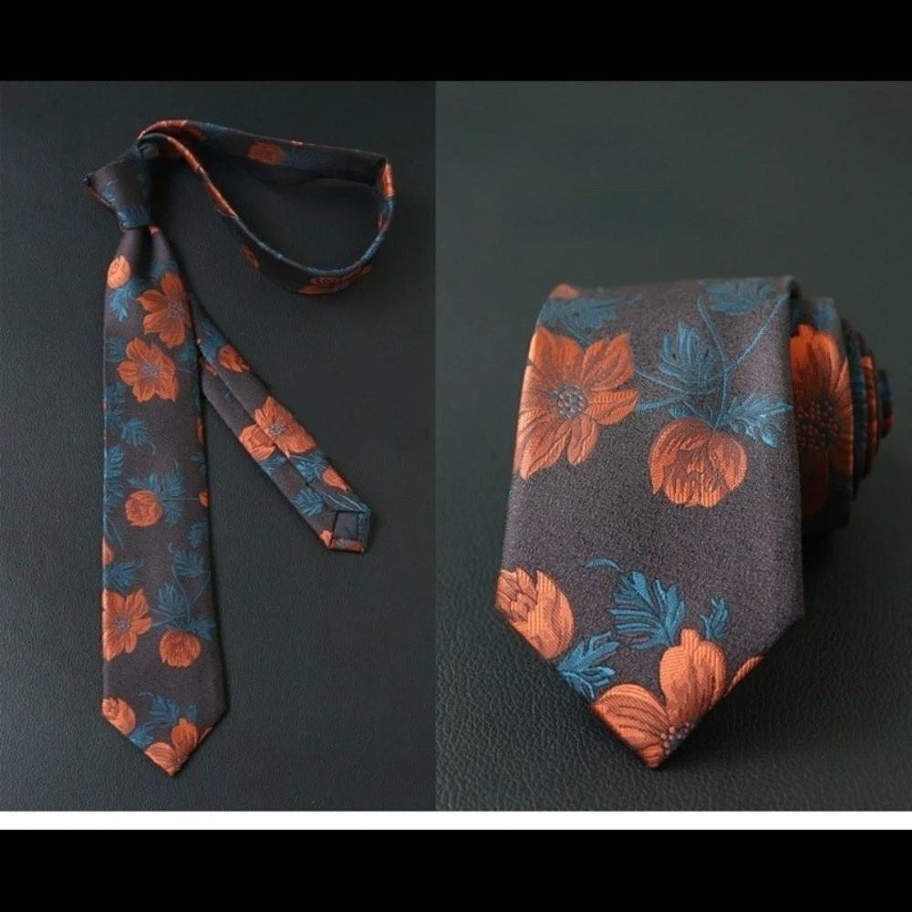 Red Blue Green Business Neckties Flower Feather Groom Cravat New Wedding Men Tie  Wedding Party