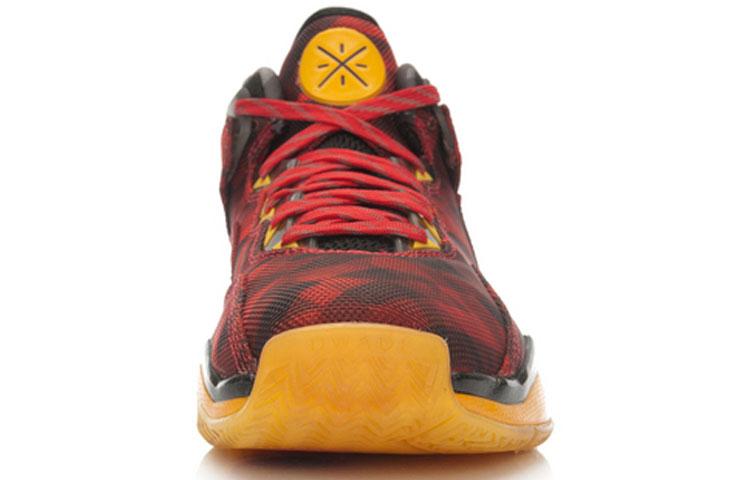 Men's Sneakers Li-Ning Li Ning WOW 3 Way Of Wade 3 Screwdriver Mid top Basketball Shoes Men's Red Yellow Black