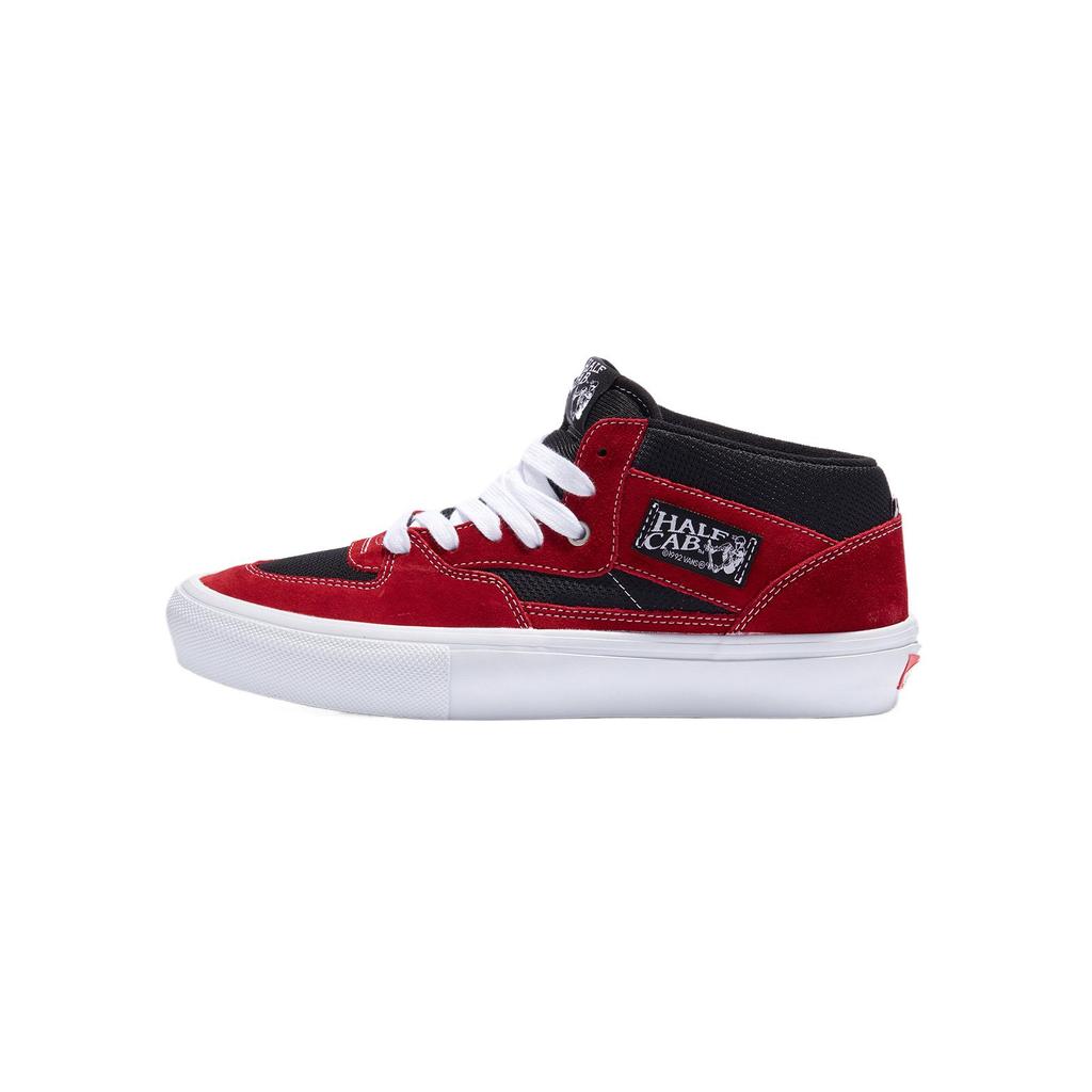 Vans Skate Classics Fashion Comfortable Casual Classic Durable Mid-Top Skate Shoes Unisex Sneaker Red Black VN0A2Z34REB