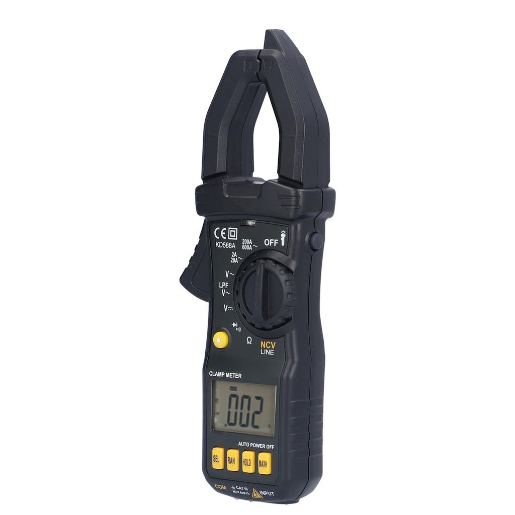 Multi Function Clamp Meter Portable Compact Data Reading Lock Non Contact Type High Accuracy