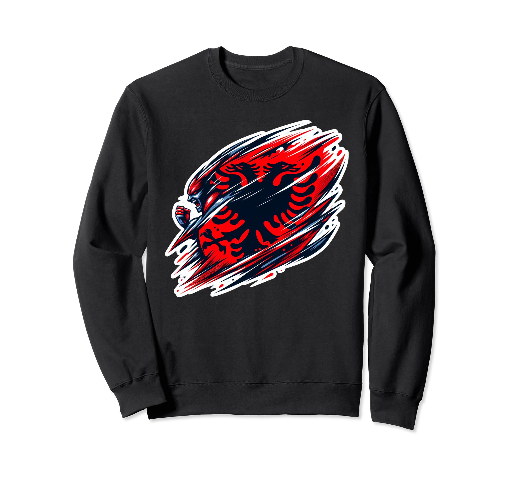 

Patriotic Albanian Flag Fan Sweatshirt чёрный