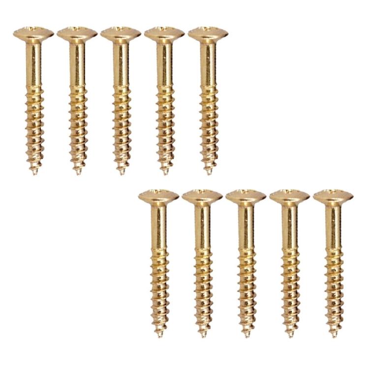 10Pcs Guitar Humbucker Pickup Rings Mounting Screws Replacement Stainless Steel Pickup Frame Surround Screws Enduring