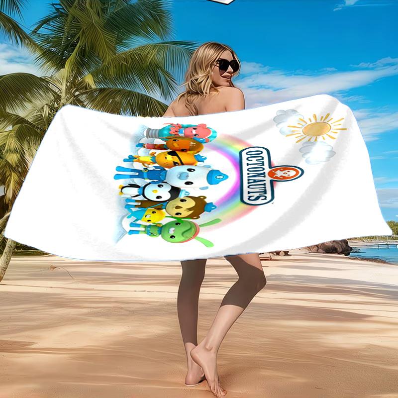 Ocean Explorers Adventure Beach Towel, Quick-drying, Easy to Care for, Suitable for Both Fitness and Beach Vacations,Sports Essential