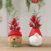 Resin Christmas Gnome & Santa Snowman Figurines Ornaments
