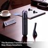 Nose Hair Trimmer  2 In 1 Eyebrow Trimmer, Nasal Hair Cutter, Painless Multifunctional Clipper, Facial Cleansing & Skin Care Kit, USB Rechargeable