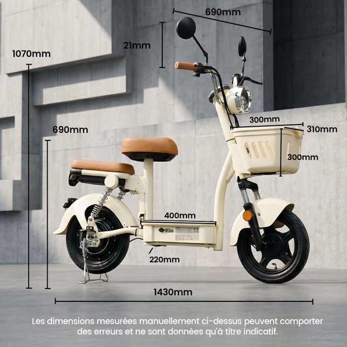 Elektrická koloběžka se sedadlem pro dospělé 14" AgileRide AE-B4, Velký dojezd 90-100 KM, Baterie 48V 20Ah, Motor 1200W