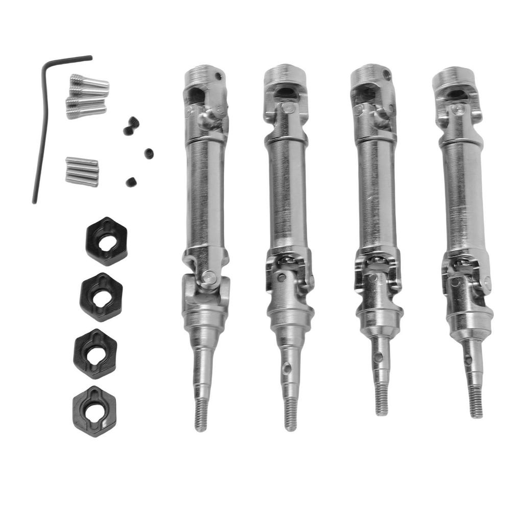 Front Rr CVD Drive Shafts Set Strong Structure Metal Replacement for   ST   1/10 4X4 Brushless Rc Car