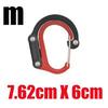 Portable Aluminum Alloy Multi-functional Climbing Keychain Buckle