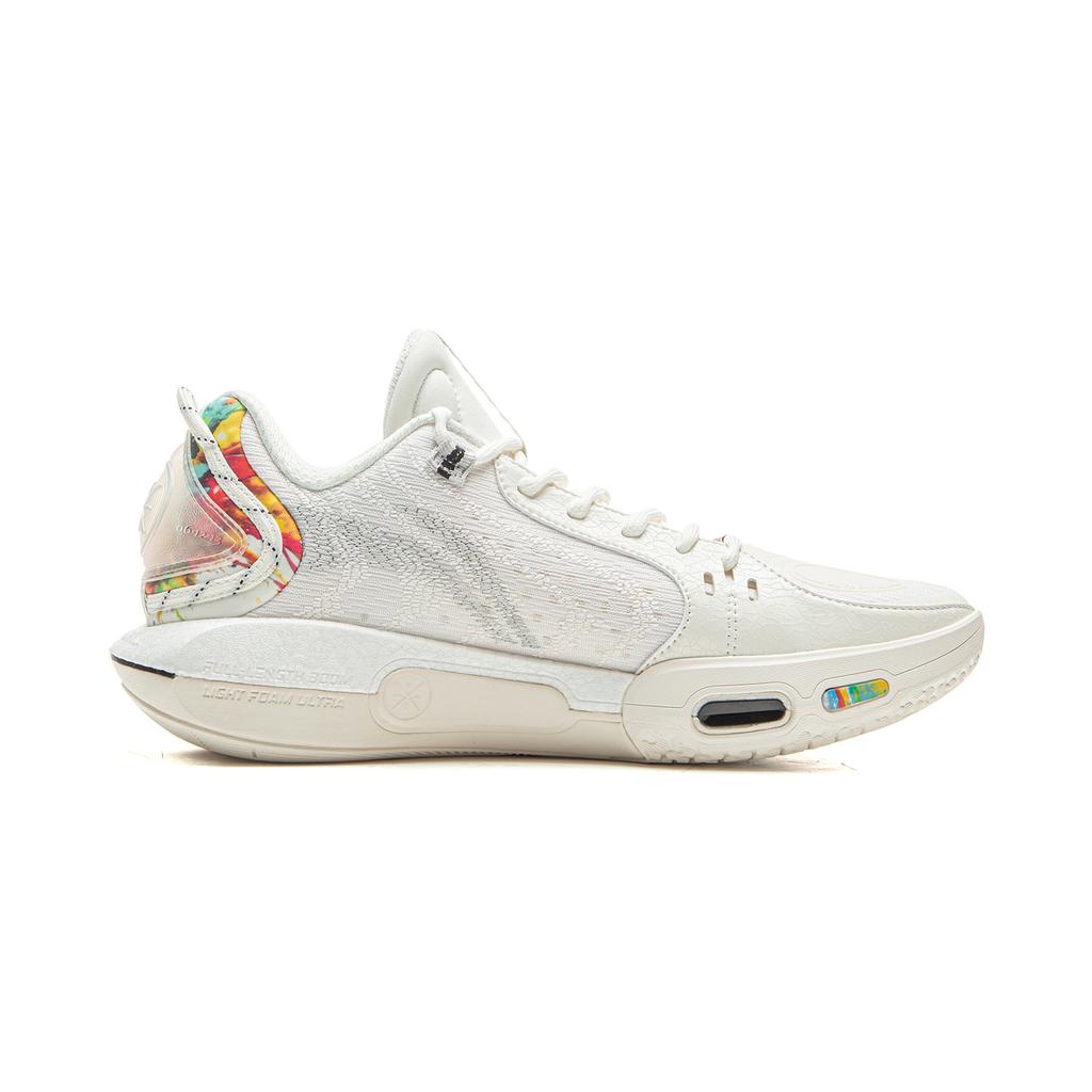 Li Ning Cushioning Slip Resistant Abrasion Resistant Breathable Rebound Grip Low Top Basketball Shoes Men's ABPV011-1