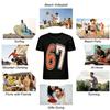 Vintage Distressed 67 Number Print Casual Loose Unisex T-Shirt Pure cotton T-shirt